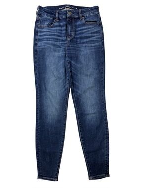 {American Eagle} "Curvy Jegging" Blue Mid Rise Skinny Jeans WJ33